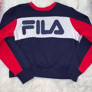 Colorblock Fila sweater